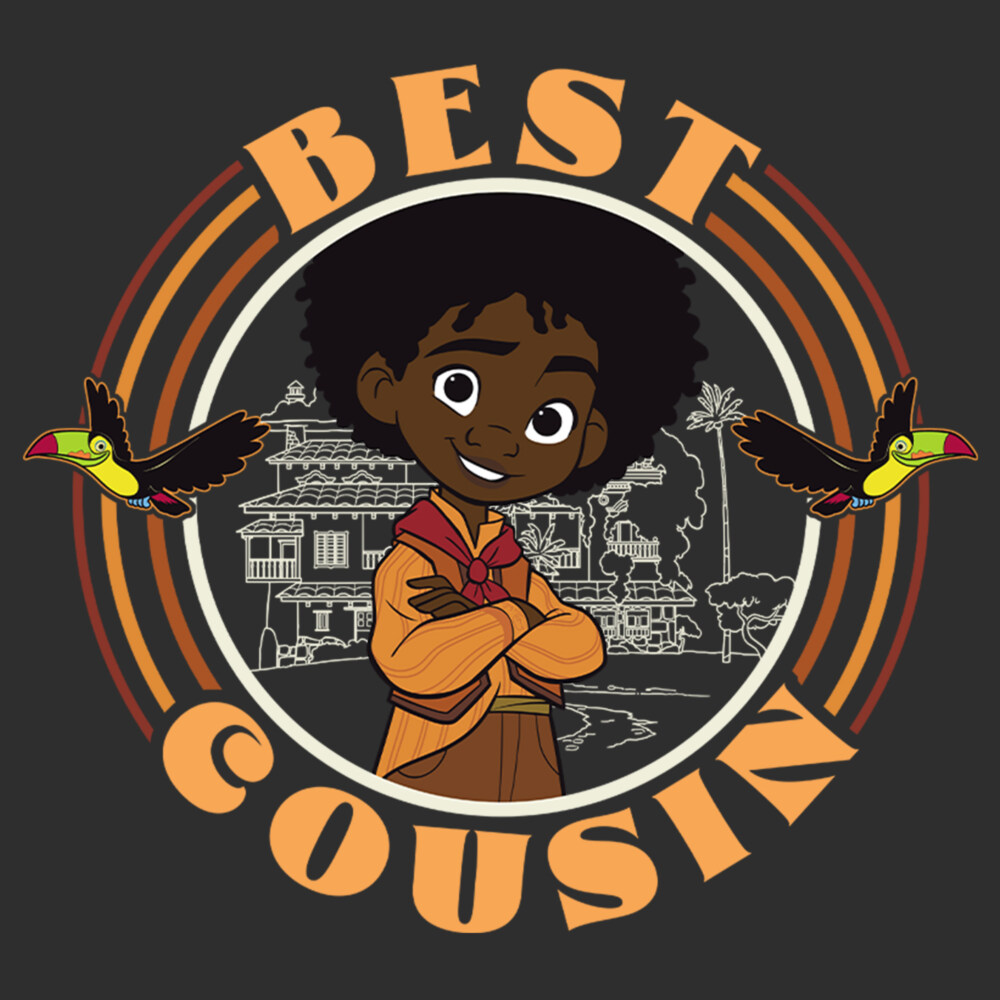 Men's Encanto Antonio Best Cousin Circle  Adult T-Shirt