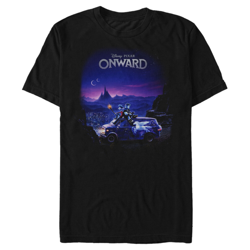 Men's Onward Movie Sunset Poster  Adult T-Shirt