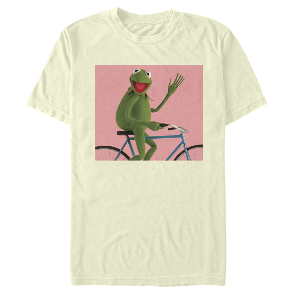 Men's The Muppets Kermit Bike Wave  Adult T-Shirt