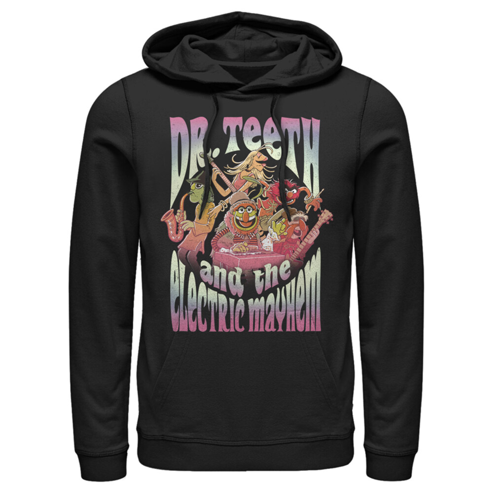 Men's The Muppets Electric Mayhem  Adult Pull Over Hoodie
