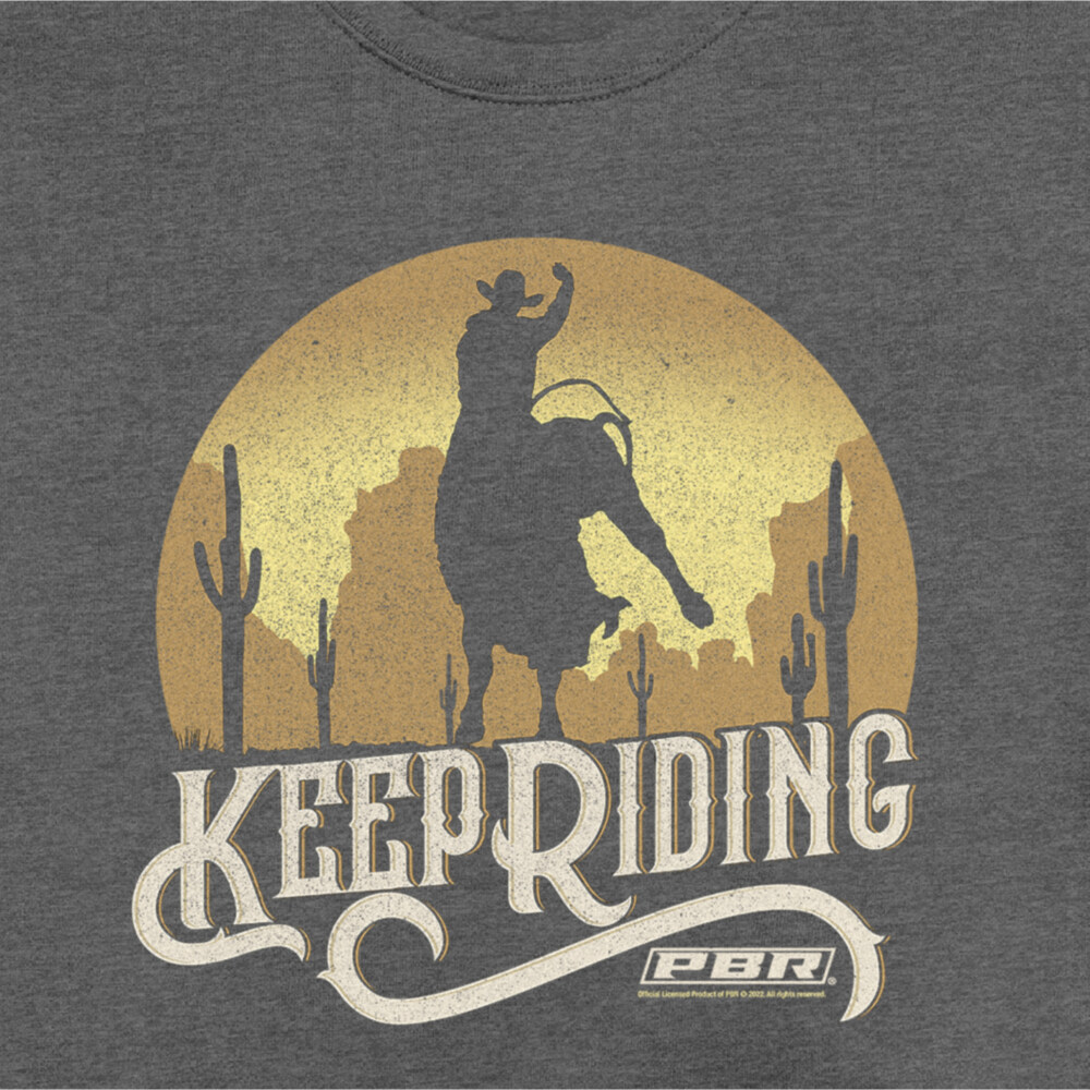 Men's Professional Bull Riders Keep Riding  Adult Sweatshirt