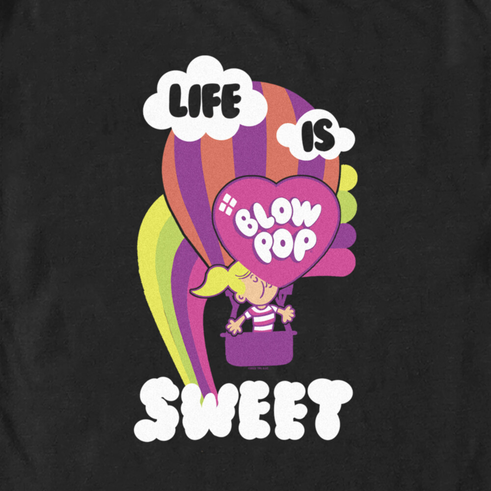 Men's Blow Pop Life is Sweet Balloon  Adult T-Shirt