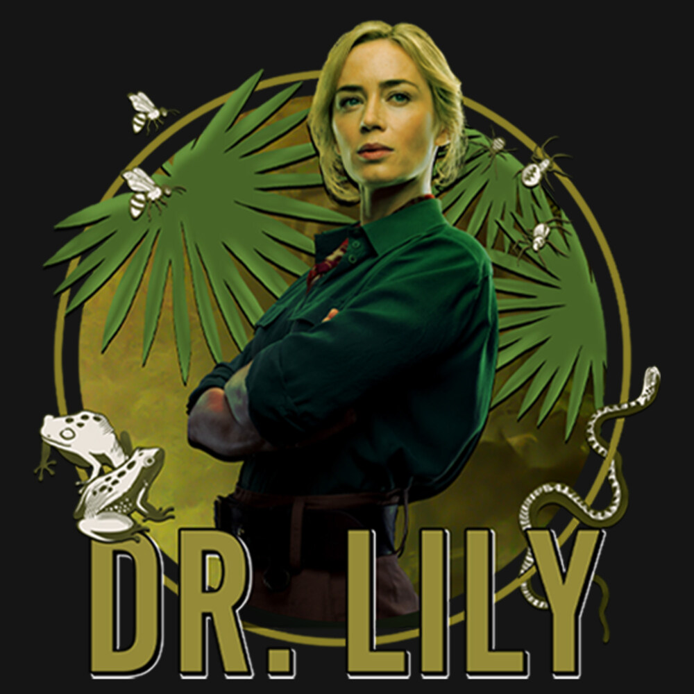 Men's Jungle Cruise Dr. Lily Portrait  Adult Long Sleeve Shirt