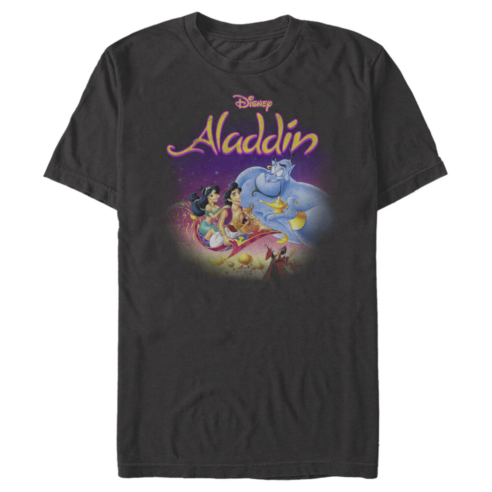 Men's Aladdin Distressed Classic Poster  Adult T-Shirt