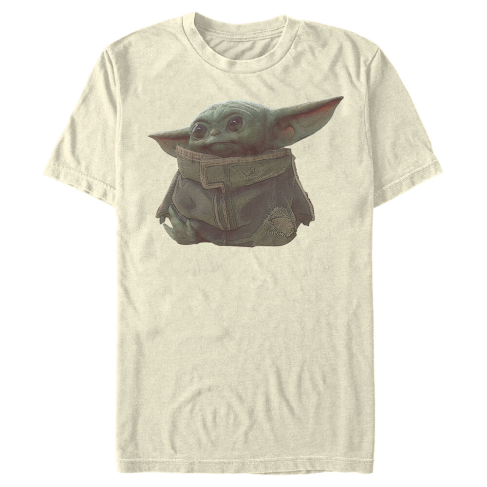 Men's Star Wars: The Mandalorian The Child Portrait  Adult T-Shirt
