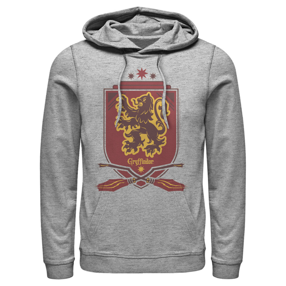 Men's Harry Potter Gryffindor House Shield  Adult Pull Over Hoodie