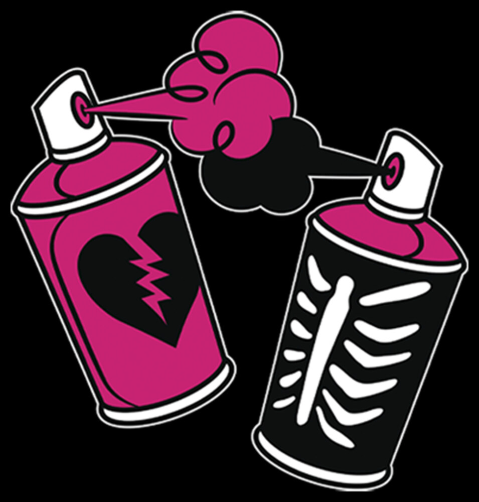 Men's Fortnite Spray Can Graffiti  Adult Pull Over Hoodie