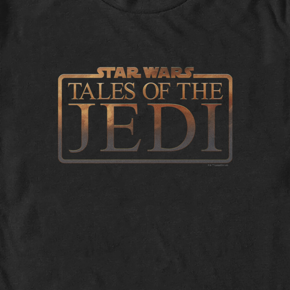 Men's Star Wars: Tales of the Jedi Official Logo  Adult T-Shirt