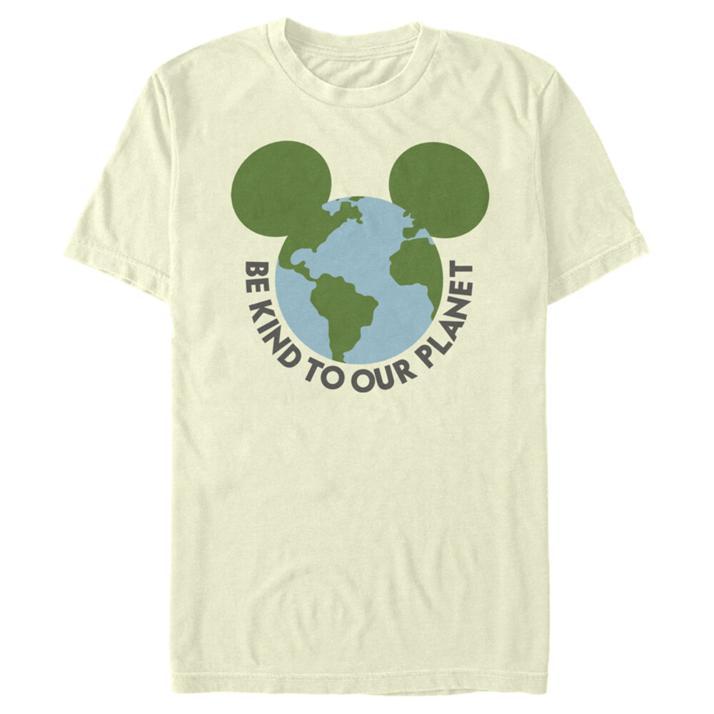Men's Mickey & Friends Be Kind to Our Planet Mickey Mouse Logo  Adult T-Shirt