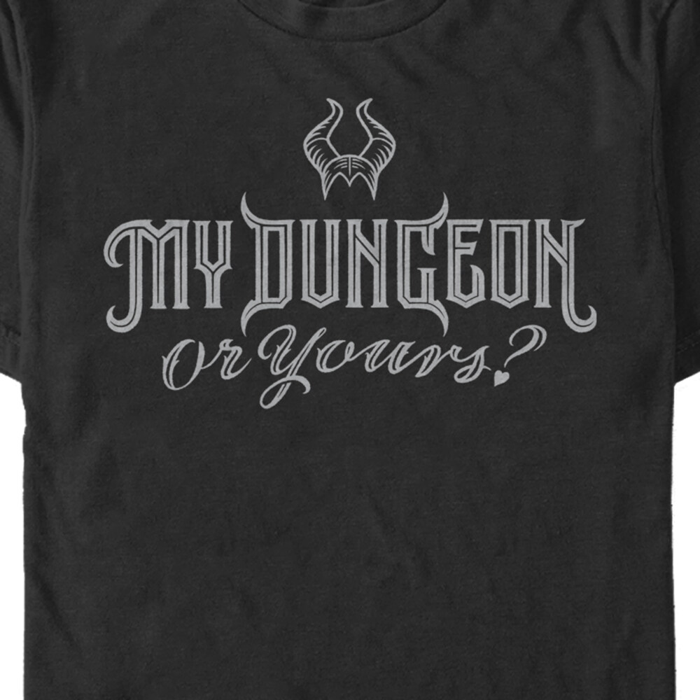 Men's Sleeping Beauty Valentine's Day Maleficent My Dungeon or Yours  Adult T-Shirt