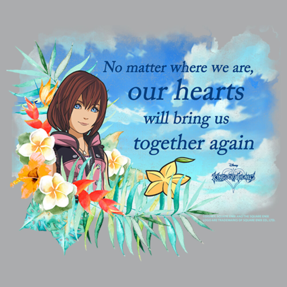 Men's Kingdom Hearts 3 Our Hearts Will Bring Us Together Again  Adult Sweatshirt