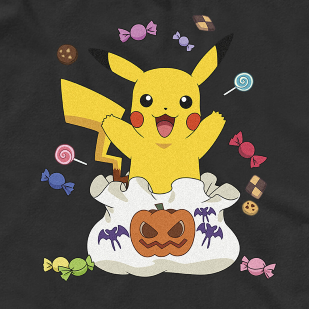 Men's Pokemon Halloween Pikachu Candy Bag  Adult Tank Top