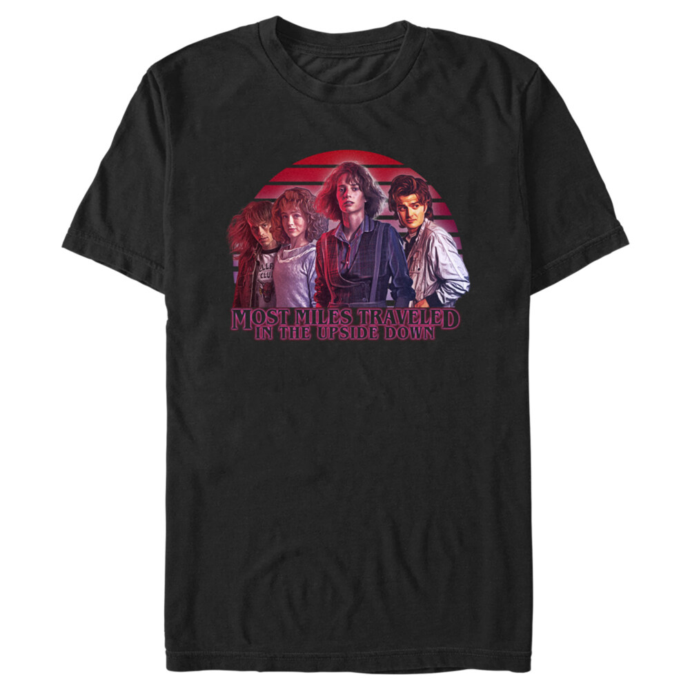 Men's Stranger Things Teen Group Shot  Adult T-Shirt