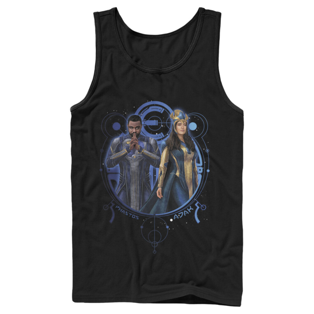 Men's Marvel Eternals Phastos and Ajak Duo  Adult Tank Top