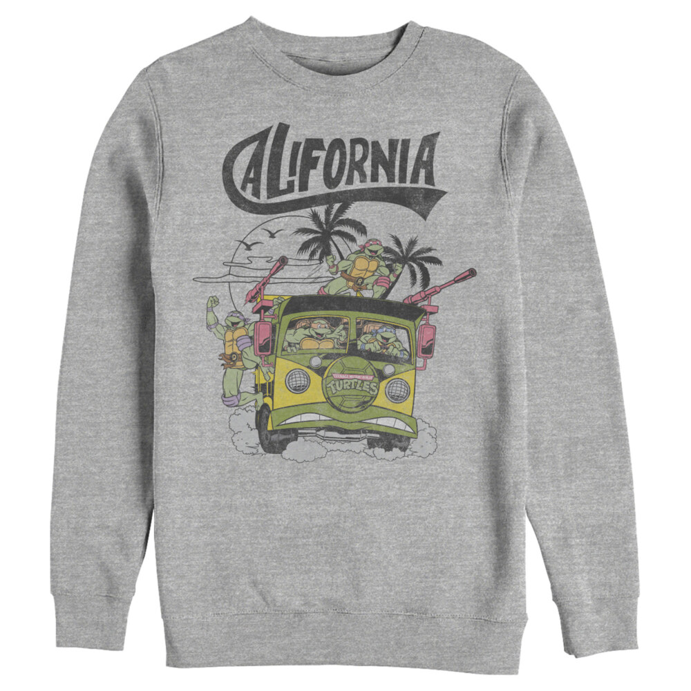 Men's Teenage Mutant Ninja Turtles California Van  Adult Sweatshirt