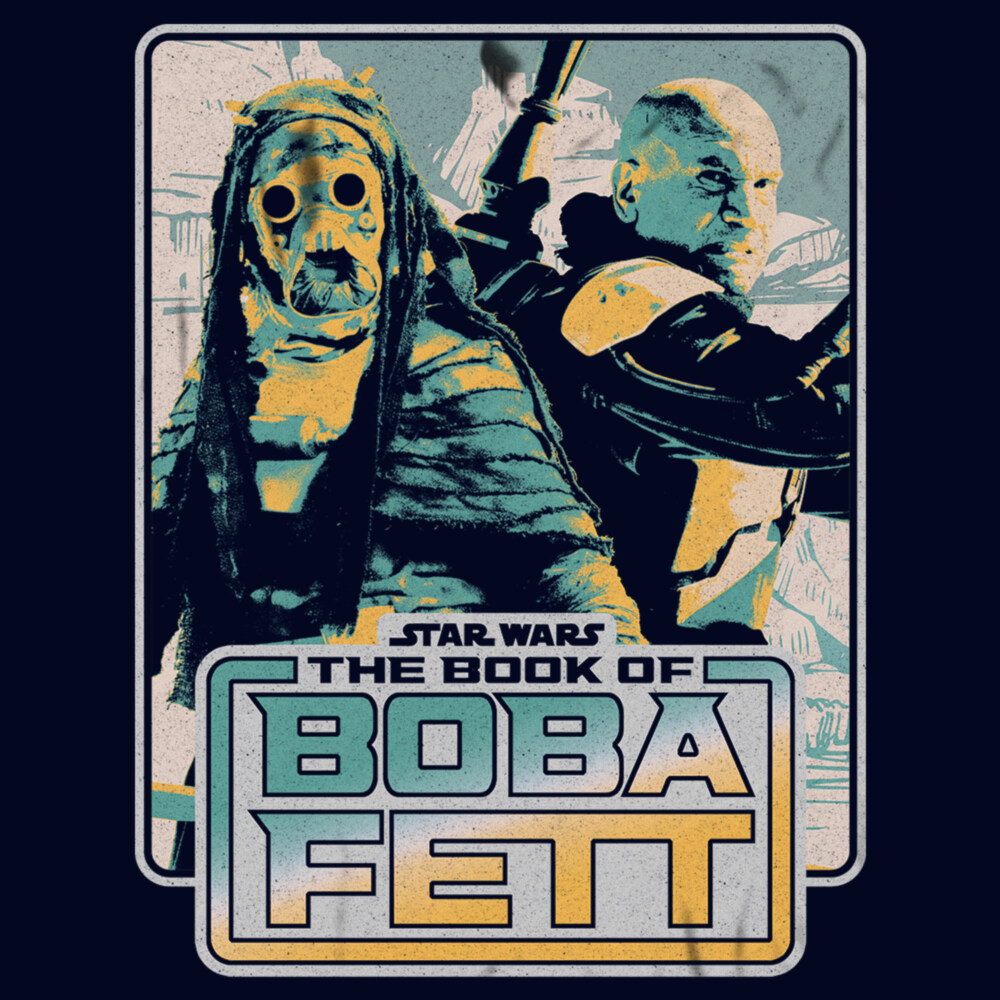 Men's Star Wars: The Book of Boba Fett Tatooine Survivors  Adult T-Shirt