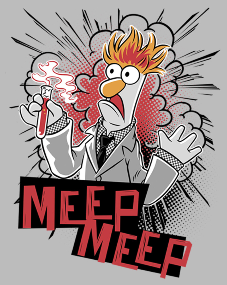 Men's The Muppets Beaker Meep  Adult T-Shirt