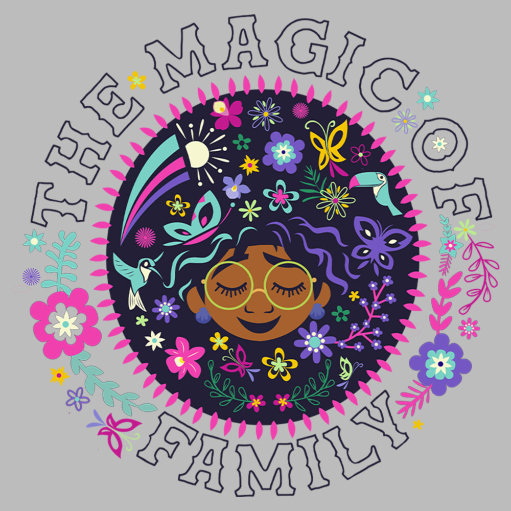 Men's Encanto Mirabel The Magic of Family Circle  Adult Pull Over Hoodie