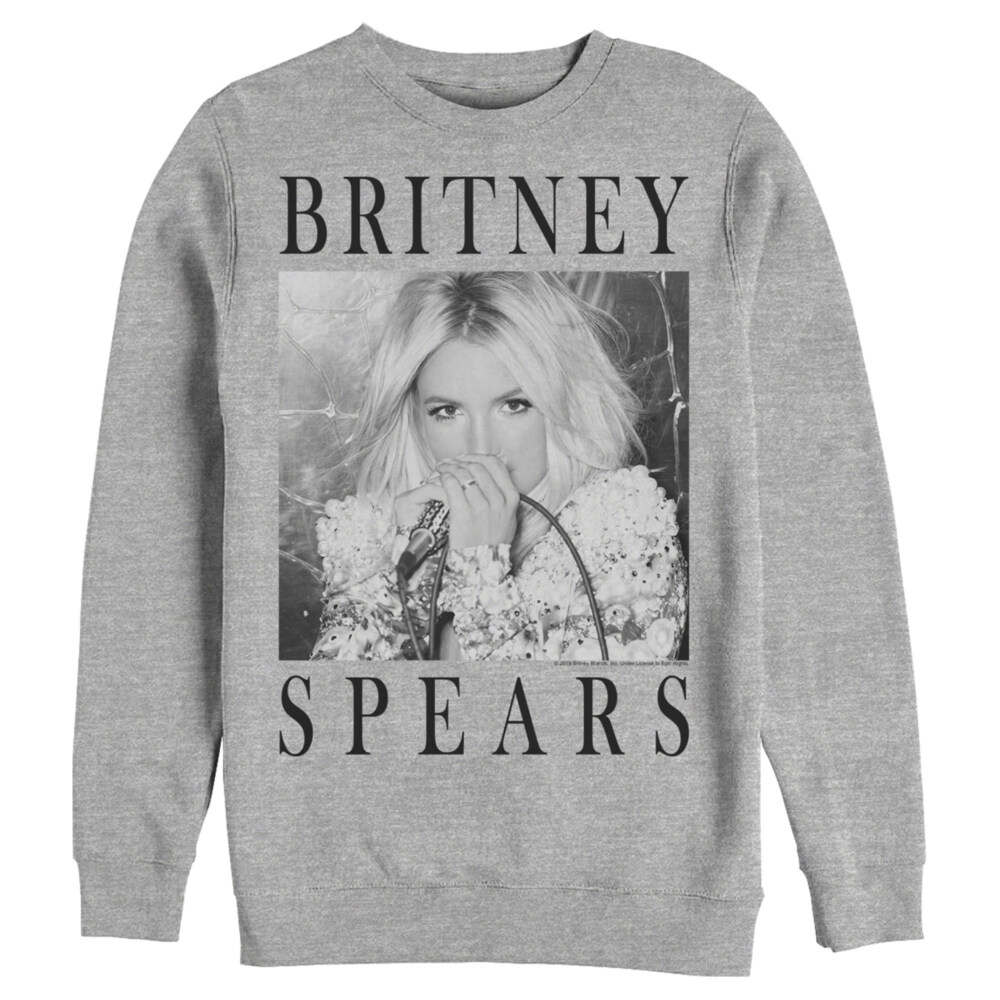 Men's Britney Spears Classic Star Frame  Adult Sweatshirt