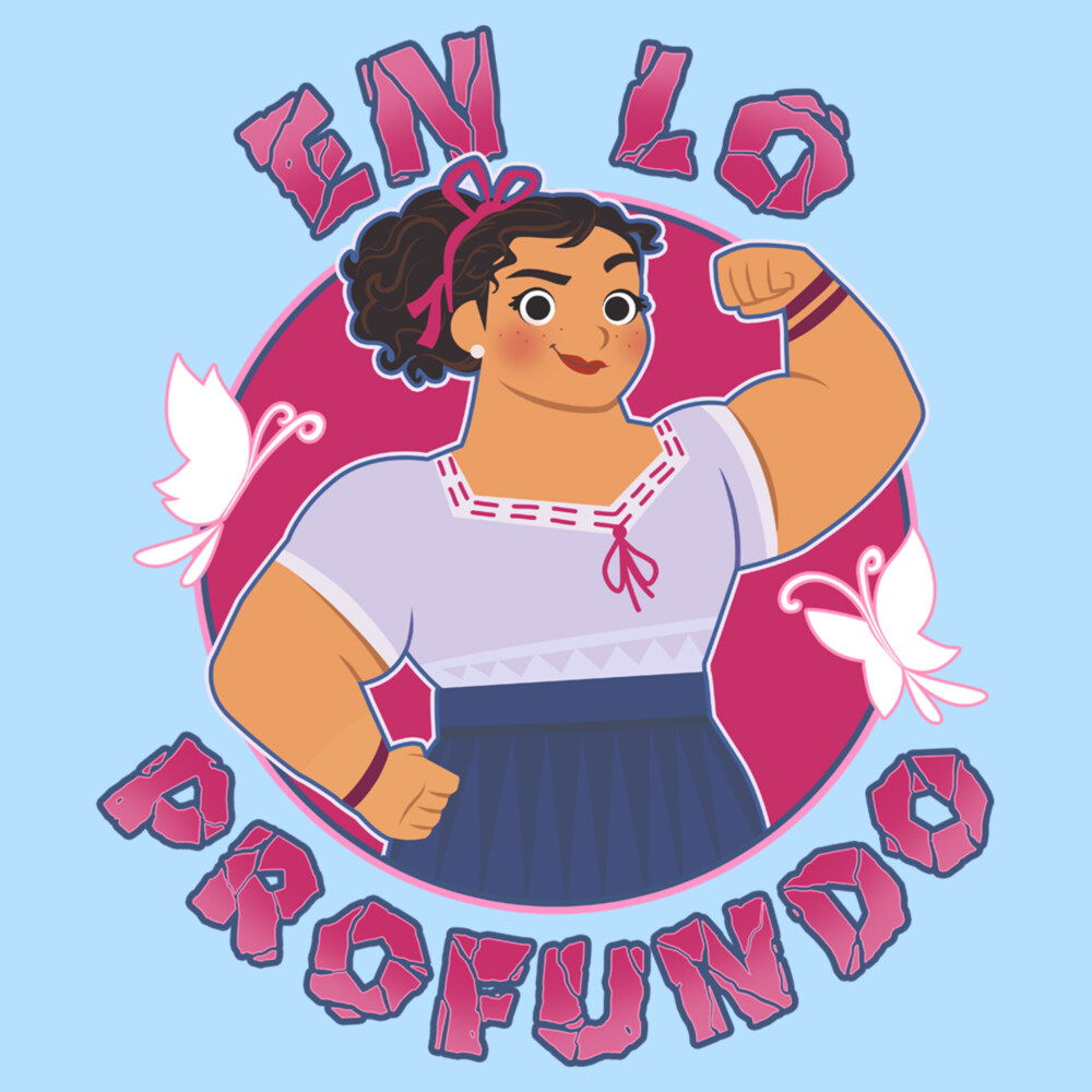 Men's Encanto Luisa En Lo Profundo Strong  Adult T-Shirt