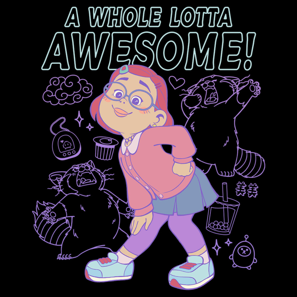 Men's Turning Red A Whole Lotta Awesome  Adult T-Shirt