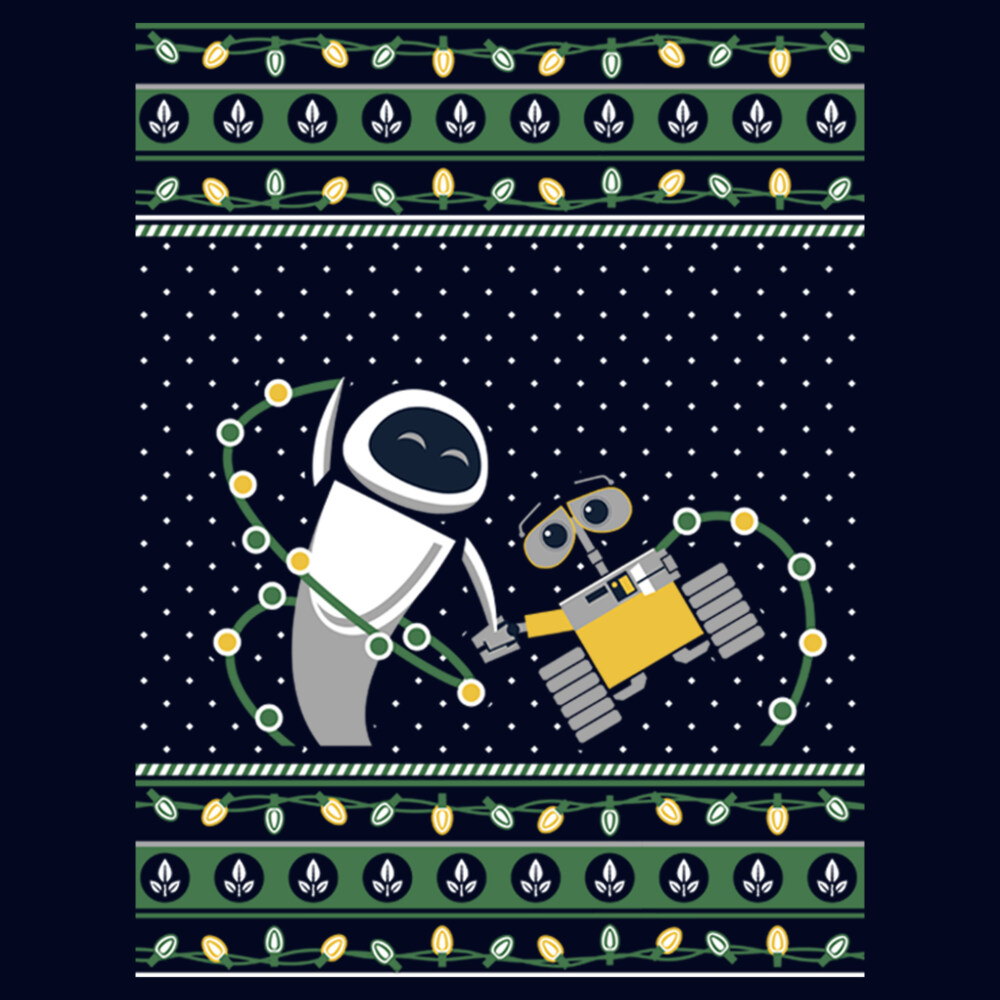 Men's Wall-E Eve Ugly Sweater  Adult T-Shirt