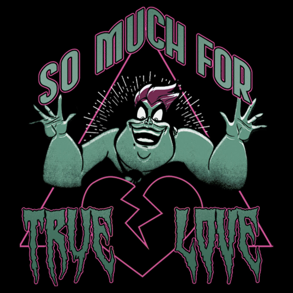 Men's The Little Mermaid Ursula So Much For True Love  Adult Pull Over Hoodie