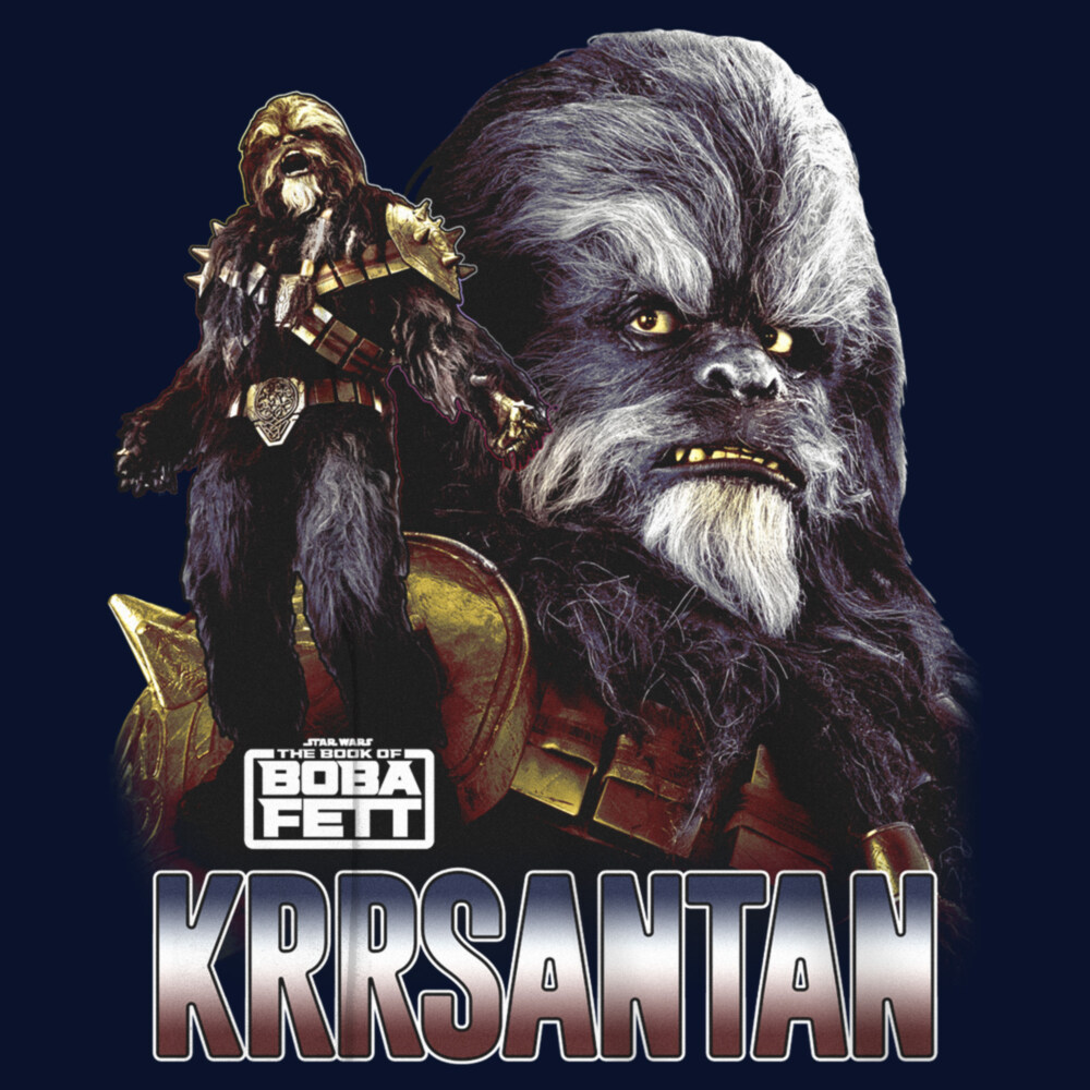 Men's Star Wars: The Book of Boba Fett Krrsantan the Wookiee The Twins Protector  Adult Sweatshirt
