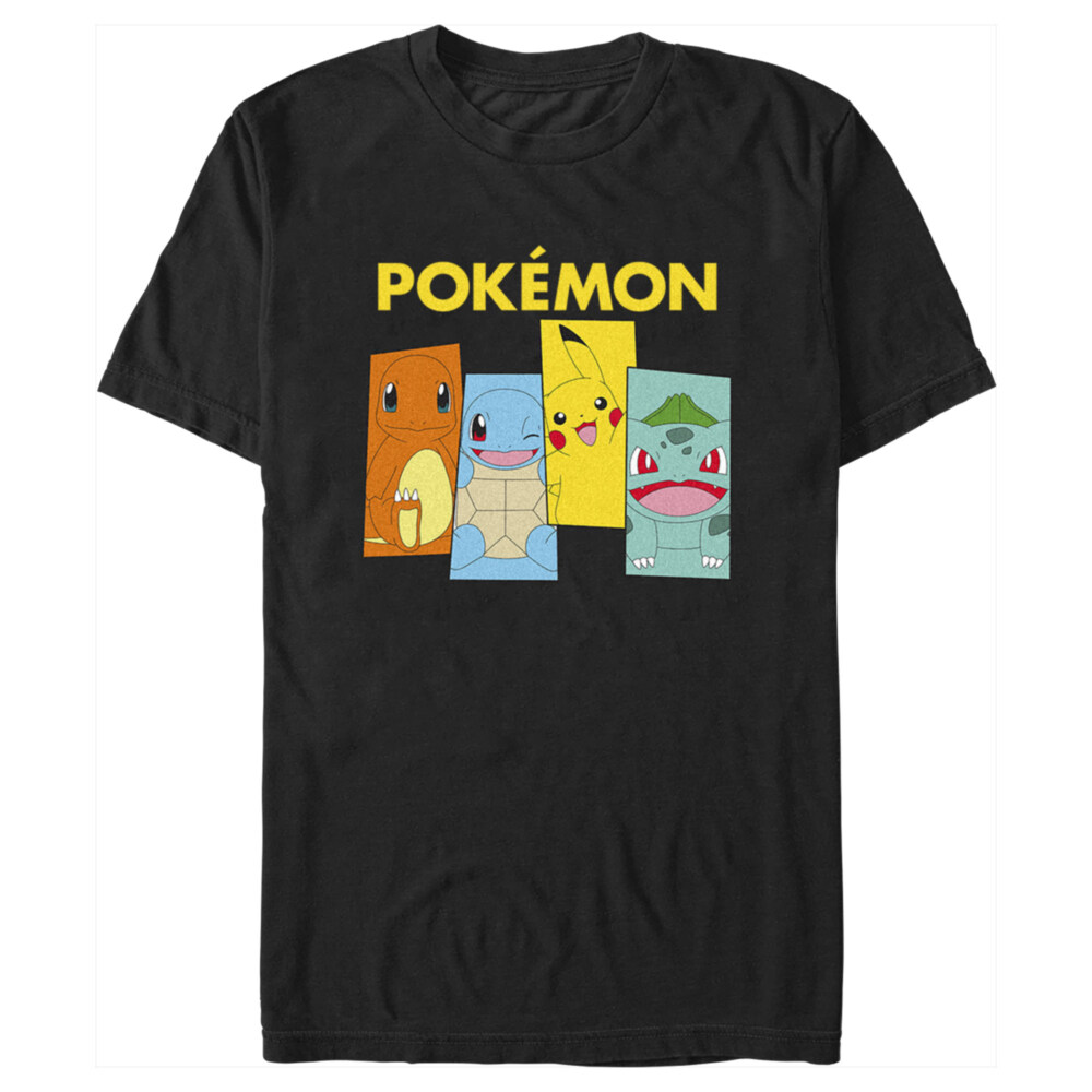 Men's Pokemon Character Boxes  Adult T-Shirt