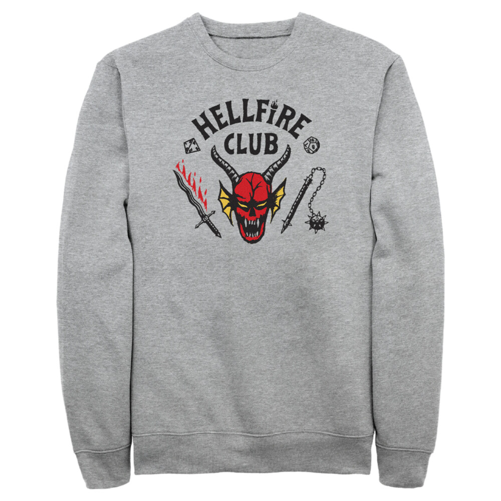 Men's Stranger Things Welcome to the Hellfire Club  Adult Sweatshirt
