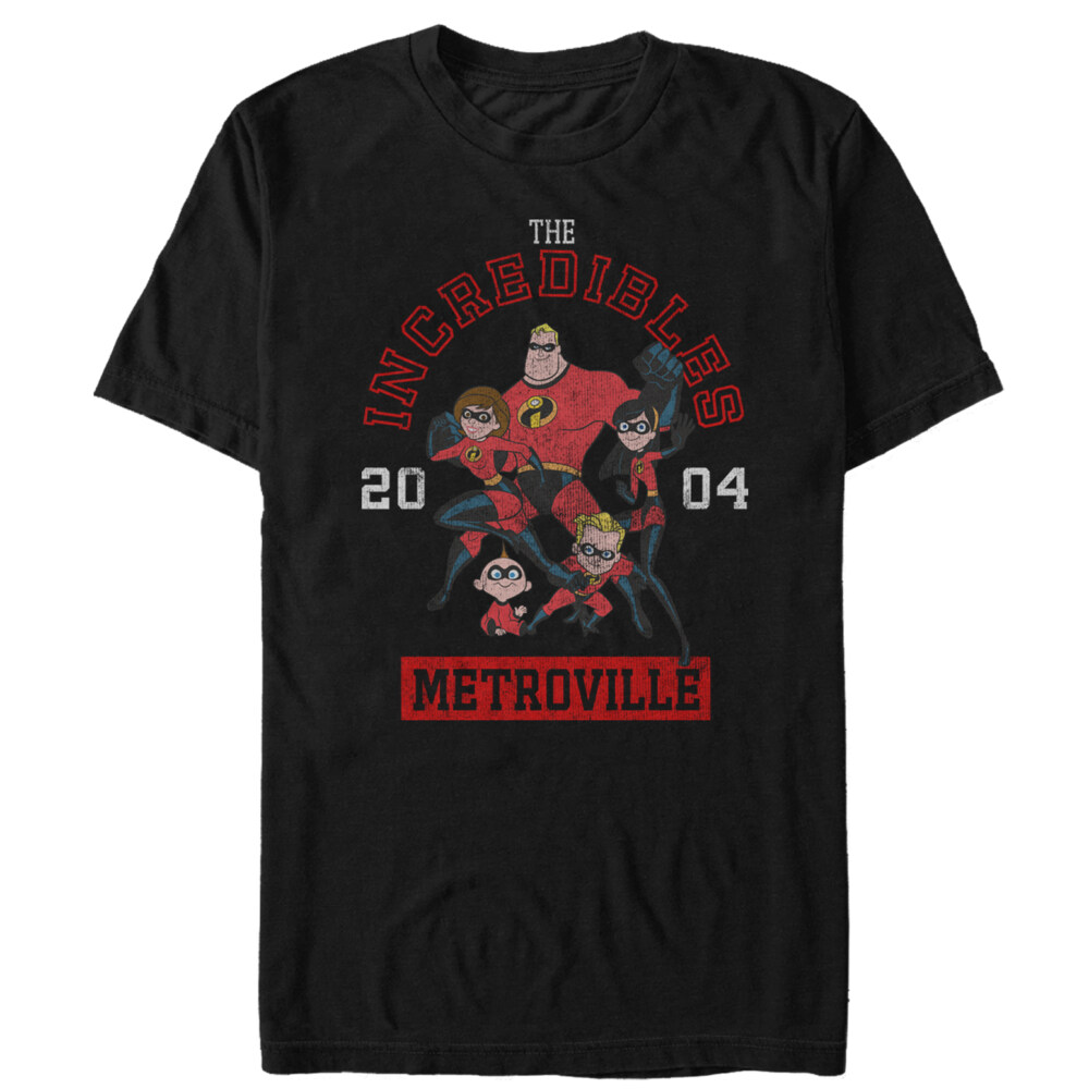 Men's The Incredibles Metroville Family  Adult T-Shirt
