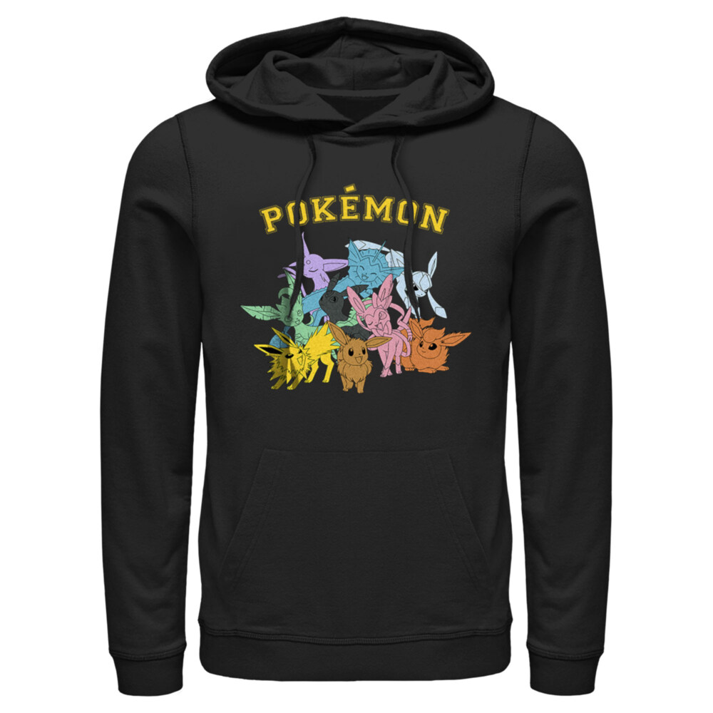 Men's Pokemon Eeveelutions  Adult Pull Over Hoodie