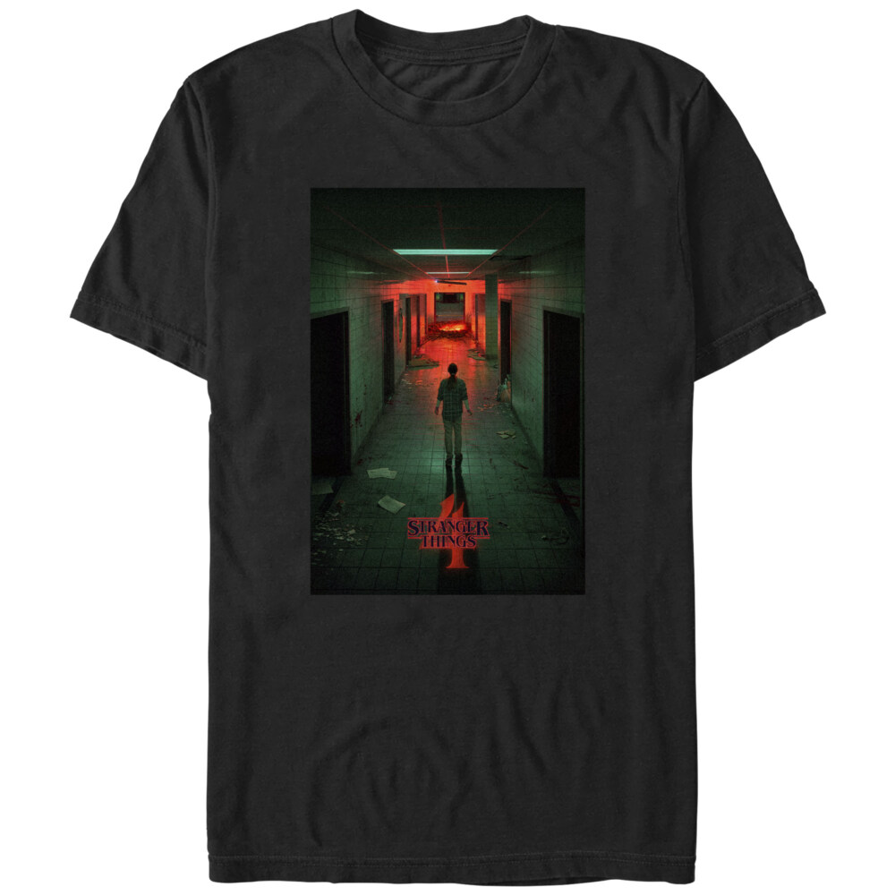 Men's Stranger Things The Lab Rift Eleven Poster  Adult T-Shirt