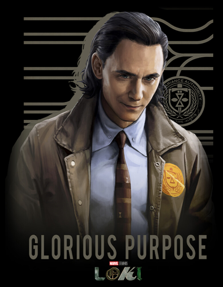 Men's Marvel Loki Glorious Purpose  Adult T-Shirt