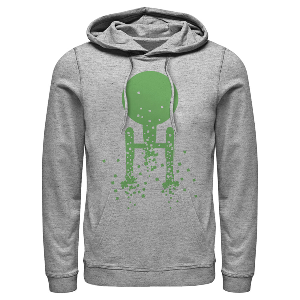 Men's Star Trek St. Patrick's Enterprise Clover Fill  Adult Pull Over Hoodie