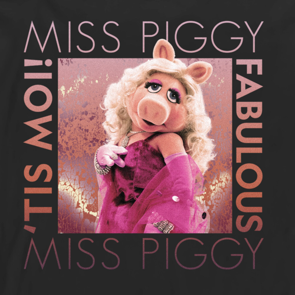 Men's The Muppets Miss Piggy Fabulous  Adult Long Sleeve Shirt
