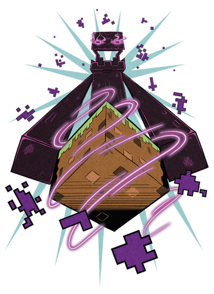 Men's Minecraft Enderman  Adult T-Shirt