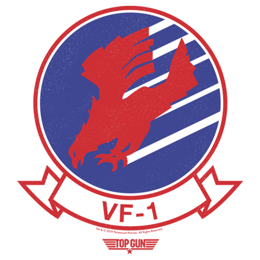 Men's Top Gun VF-1 Fighter Squadron Logo  Adult T-Shirt