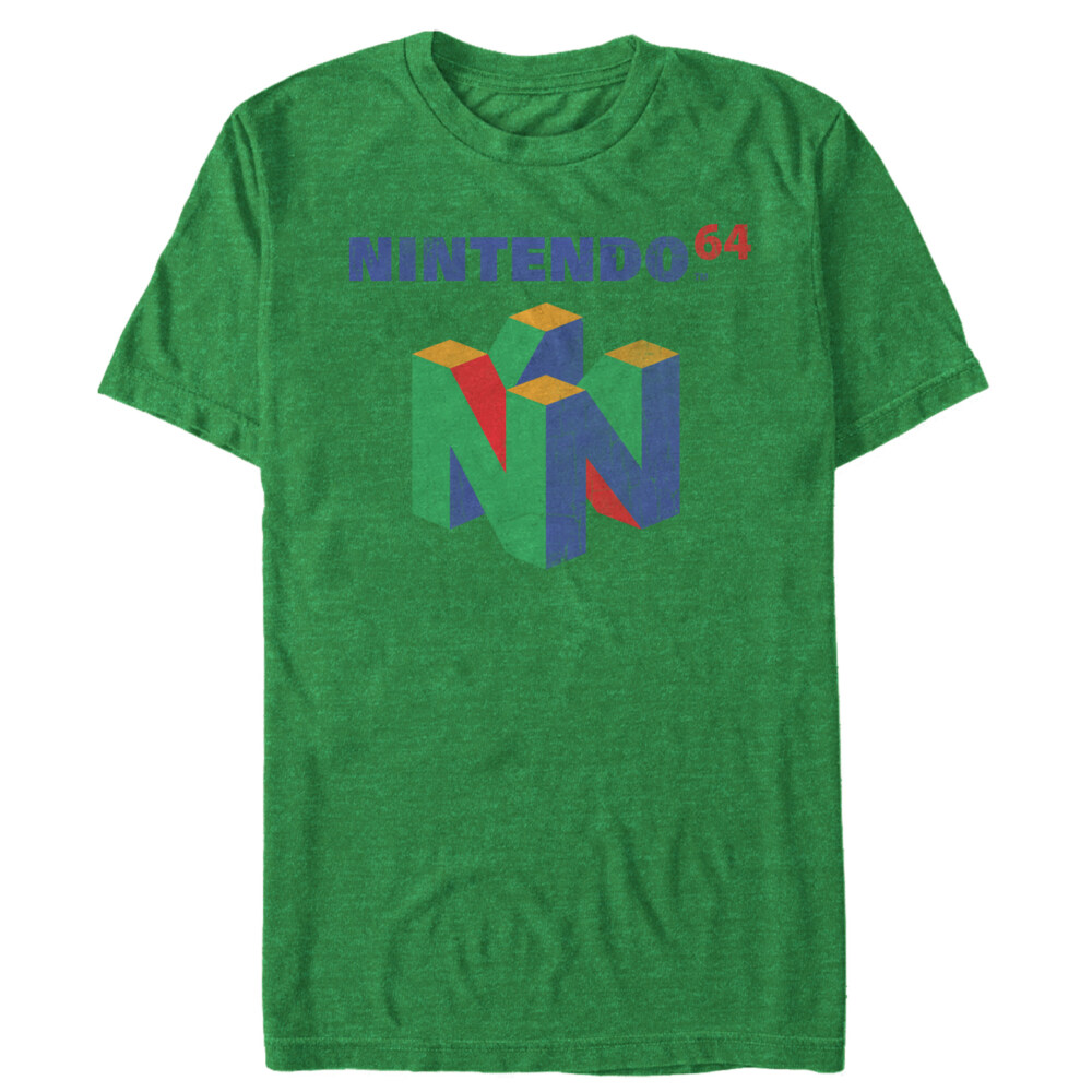 Men's Nintendo Classic N64 Logo  Adult T-Shirt