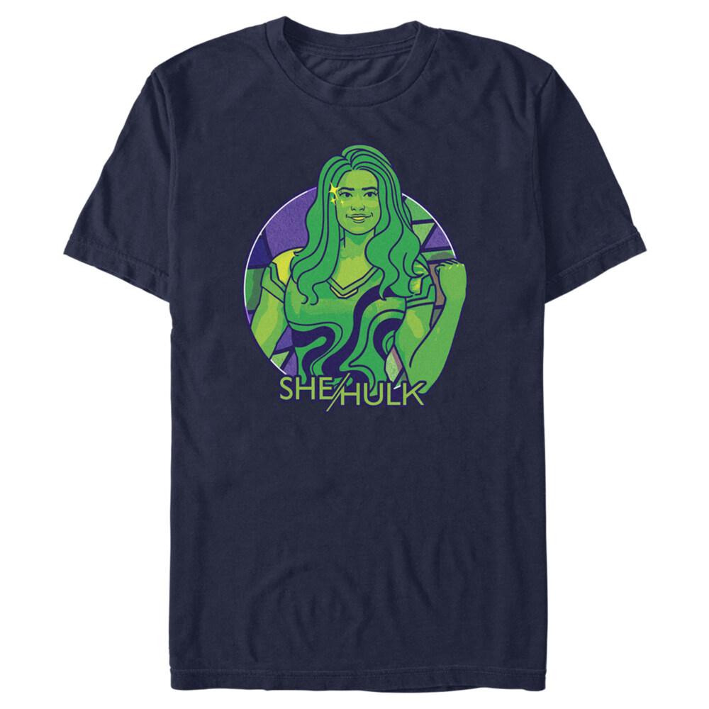 Men's She-Hulk: Attorney at Law Green Hero Smile  Adult T-Shirt