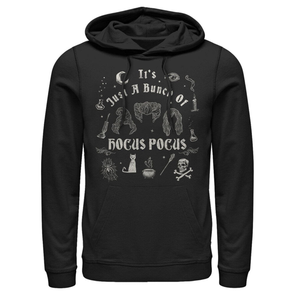 Men's Disney Hocus Pocus Spooky Icons  Adult Pull Over Hoodie