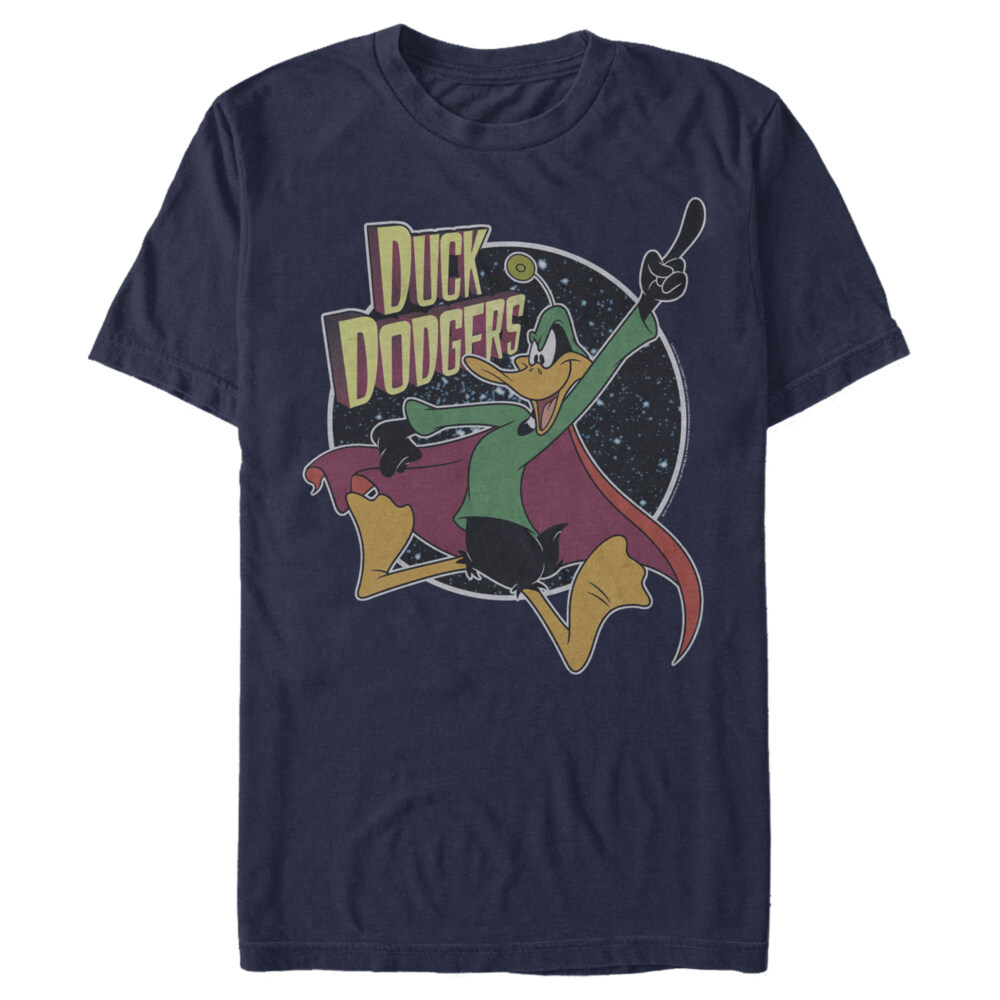 Men's Looney Tunes Duck Dodgers in Space  Adult T-Shirt
