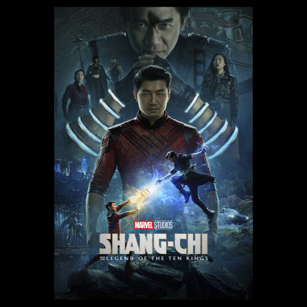 Men's Marvel Shang-Chi and the Legend of the Ten Rings Action Poster  Adult T-Shirt