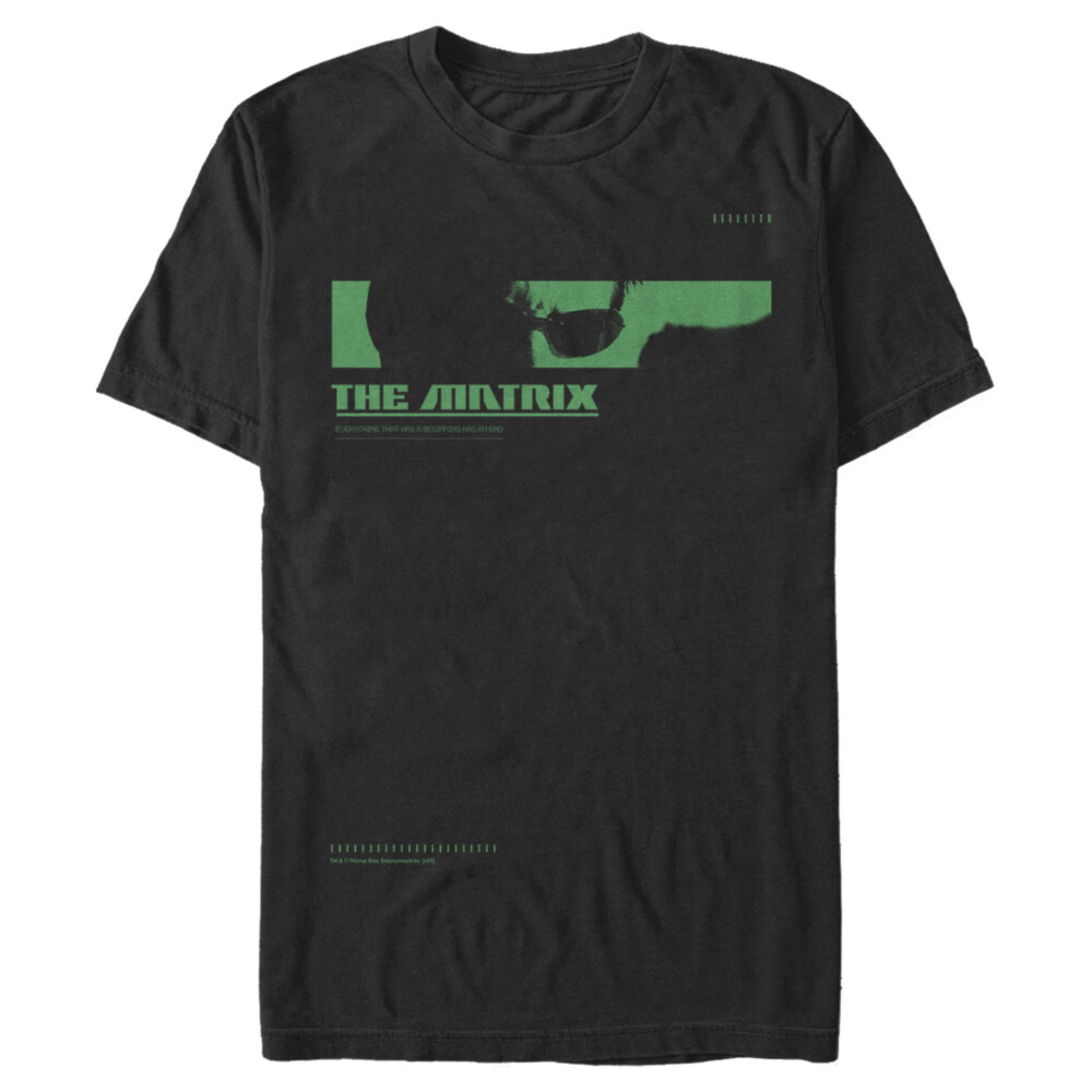 Men's The Matrix Neo Close Shot  Adult T-Shirt