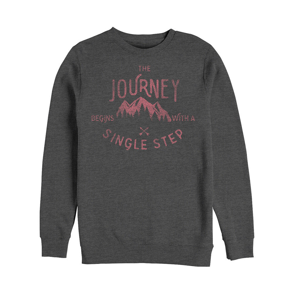Women's Peaceful Warrior Journey Single Step  Adult Sweatshirt