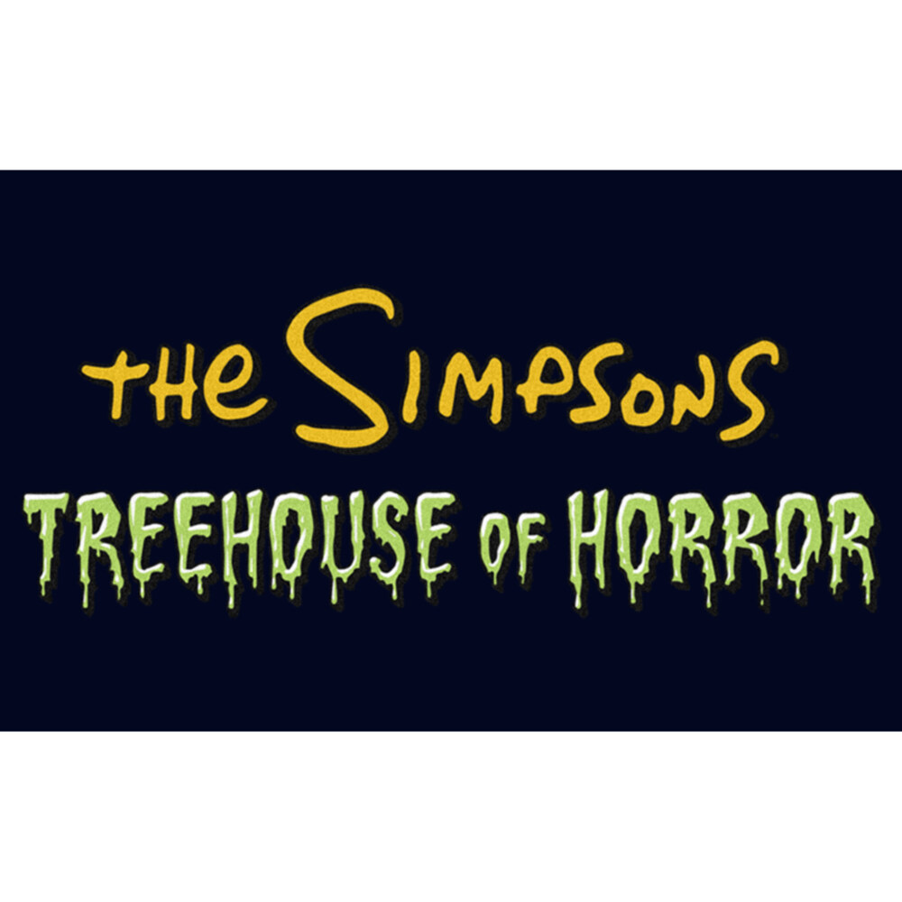 Men's The Simpsons Treehouse of Horror Logo  Adult T-Shirt