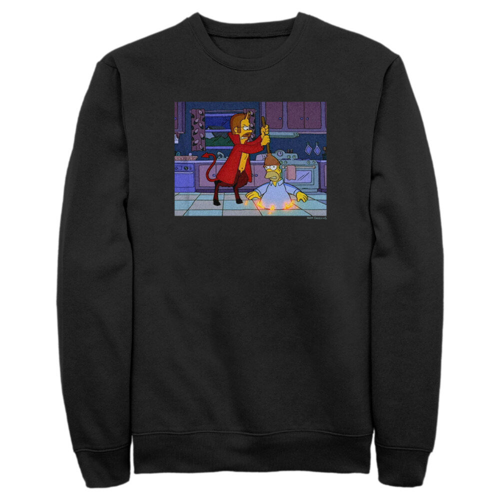 Men's The Simpsons Homer in Hell  Adult Sweatshirt