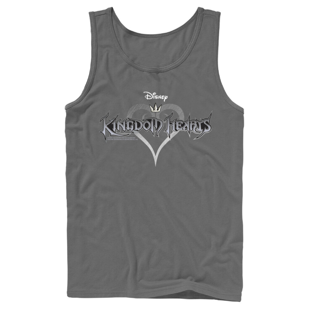Men's Kingdom Hearts 1 Game Logo  Adult Tank Top