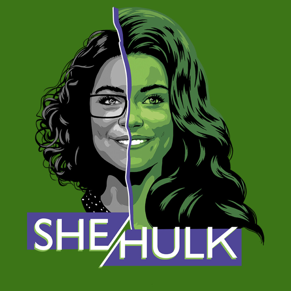 Men's She-Hulk: Attorney at Law Half Lawyer Half Hero  Adult T-Shirt