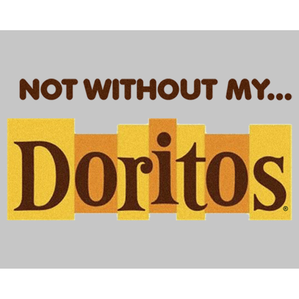 Men's Doritos Not Without My� Original Logo  Adult Tank Top